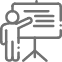 Icone de formation sur la page d'accueil.