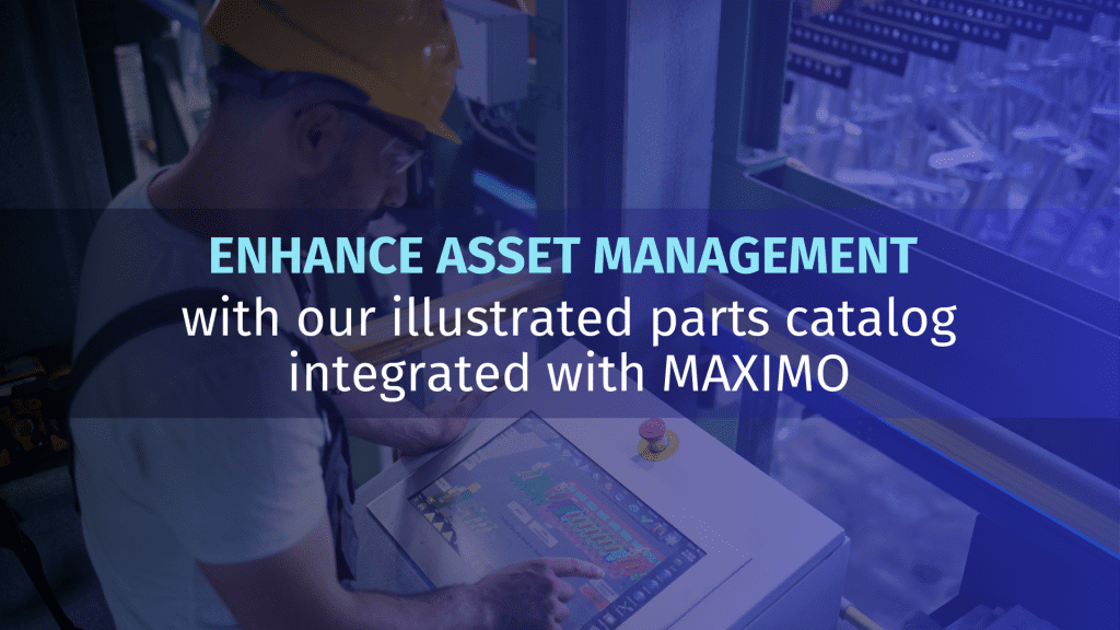 Illustrated parts catalog integrated with MAXIMO article